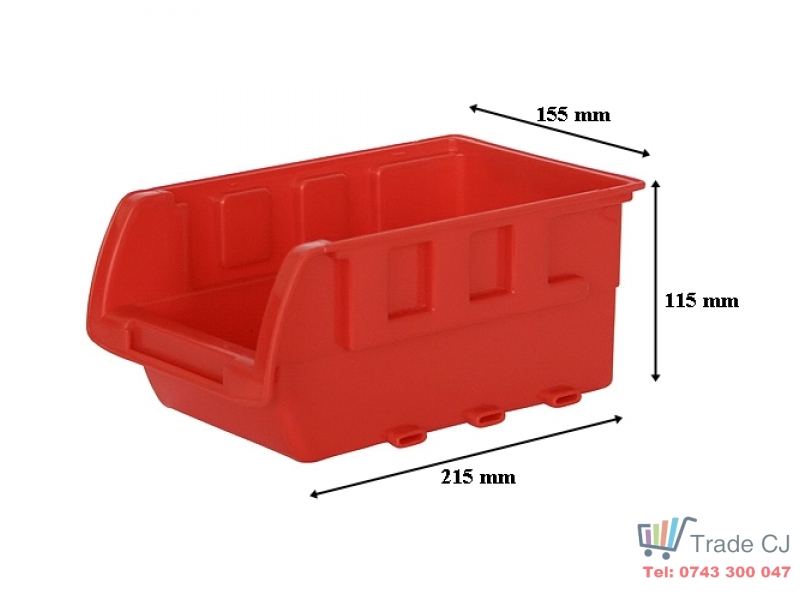 Cutie depozitare si organizare din plastic 215x155x115 mm