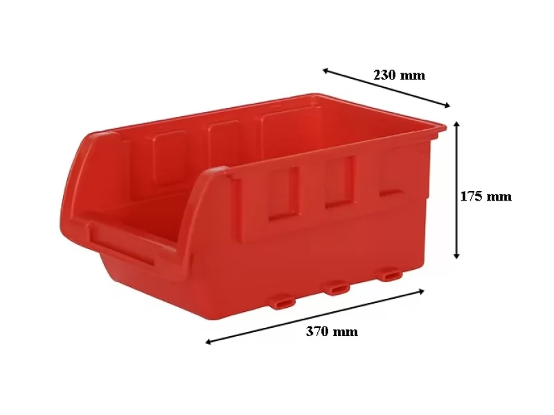 Cutie depozitare si organizare din plastic 370x230x175 mm