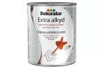 Vopsea alchidica pentru lemn si metal Dekorator Lucios Negru RAL 9005 0,75l