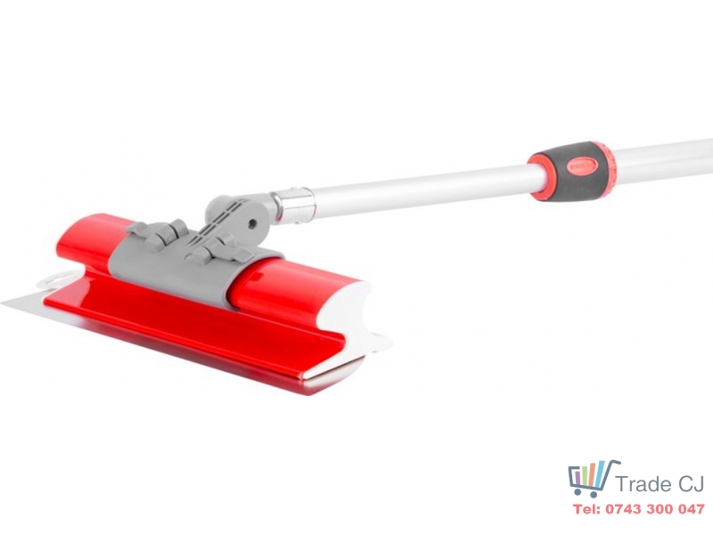 Set 3 gletiere profesionale, otel inoxidabil, 40 cm, 60 cm, 80 cm, grosime lama 0.3 mm, maner prelungitor 0.8-1.4 m