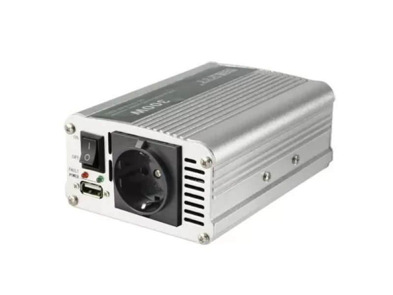 Invertor tensiune 12V-230V 300W max 600W comutator on off si USB
