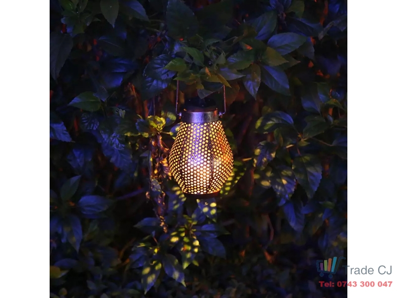 Lampa solara gradina, 1 LED, 11x17cm,metal