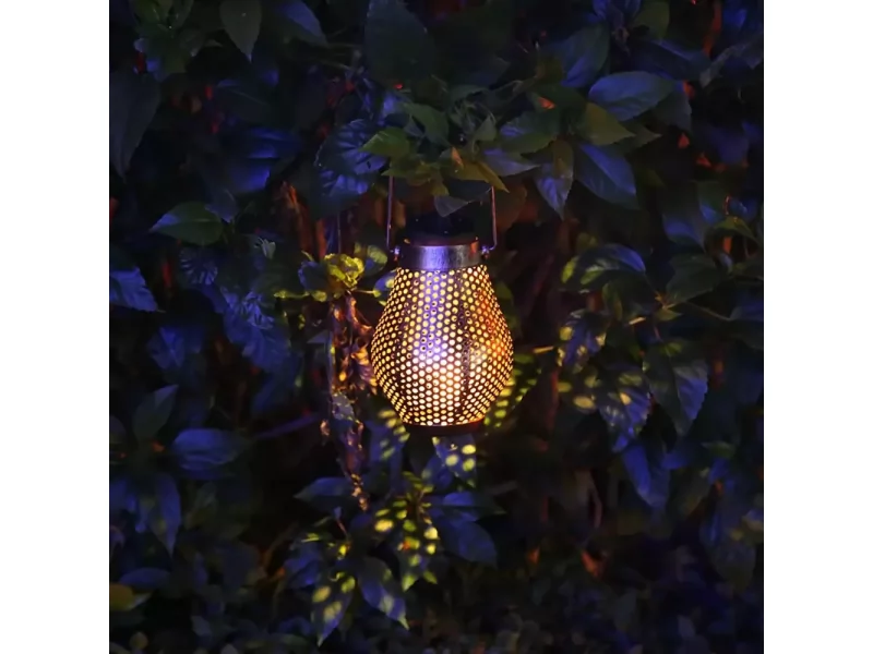 Lampa solara gradina, 1 LED, 11x17cm,metal