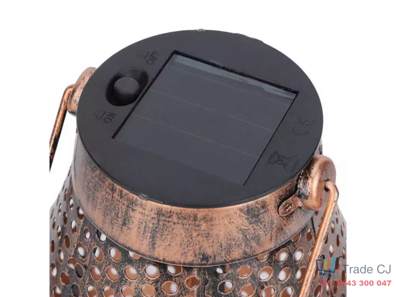 Lampa solara gradina, 1 LED, 11x17cm,metal