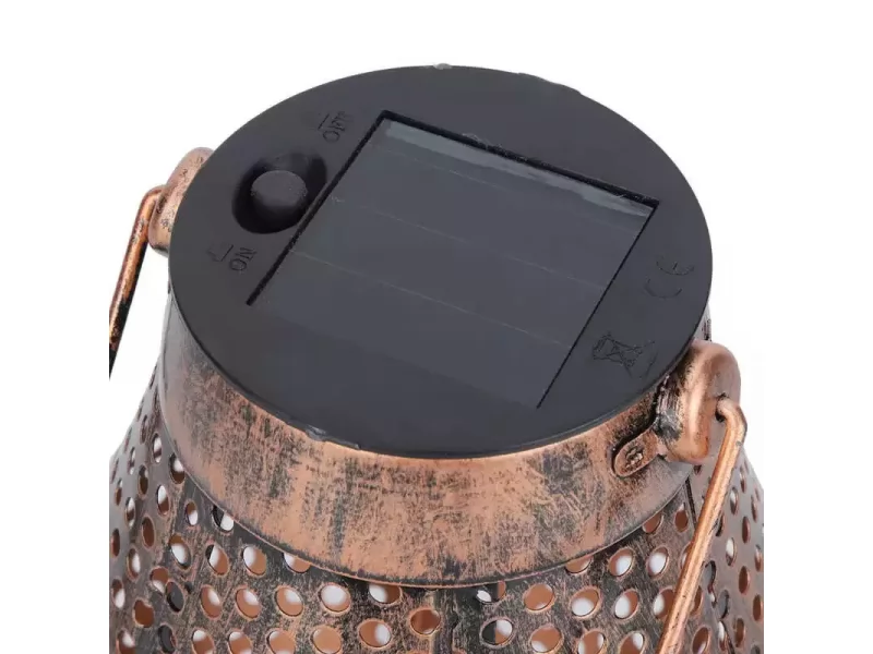 Lampa solara gradina, 1 LED, 11x17cm,metal
