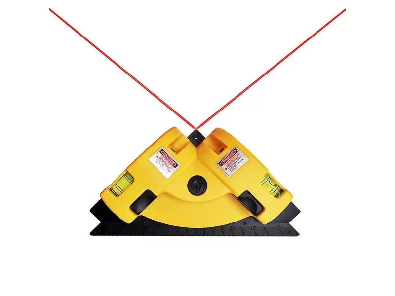 Nivela laser interior tip echer pentru pardoseli gresie si faianta cu unghi de 90 de grade, max 8m
