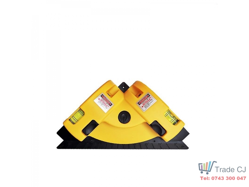 Nivela laser interior tip echer pentru pardoseli gresie si faianta cu unghi de 90 de grade, max 8m