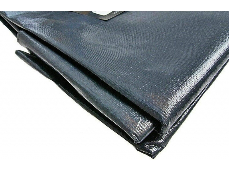 Prelata impermeabila, 2x2m, densitate 200g mﾲ, inele de prindere, gri inchis