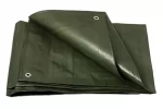 Prelata impermeabila, 2x3m, densitate 200g mﾲ, inele de prindere, verde