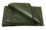 Prelata impermeabila, 4x5m, densitate 200g mﾲ, inele de prindere, verde