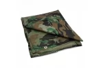 Prelata impermeabila Army Camouflage, 4x5m cu inele de prindere, 80gr mﾲ