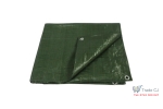 Prelata impermeabila, 10x12m, densitate 65g mᄇ, inele de prindere, culoare verde Verde 10 m 12 m