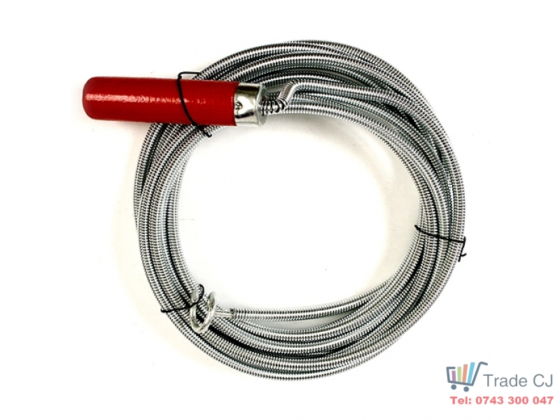 Spirala (sarpe) pentru desfundat tevi scurgere SGTT, diametru 9mm, lungime 15m