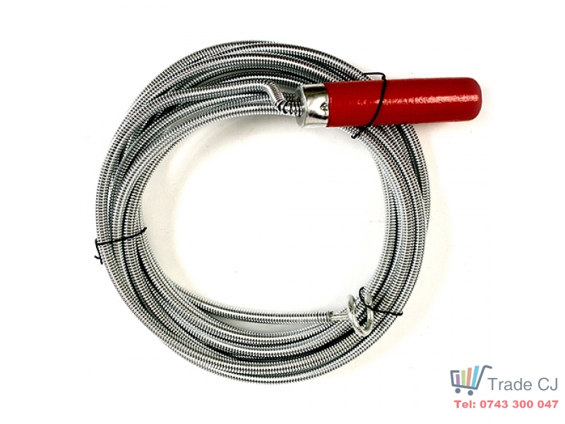 Spirala (sarpe) pentru desfundat tevi scurgere SGTT, diametru 9mm, lungime 15m
