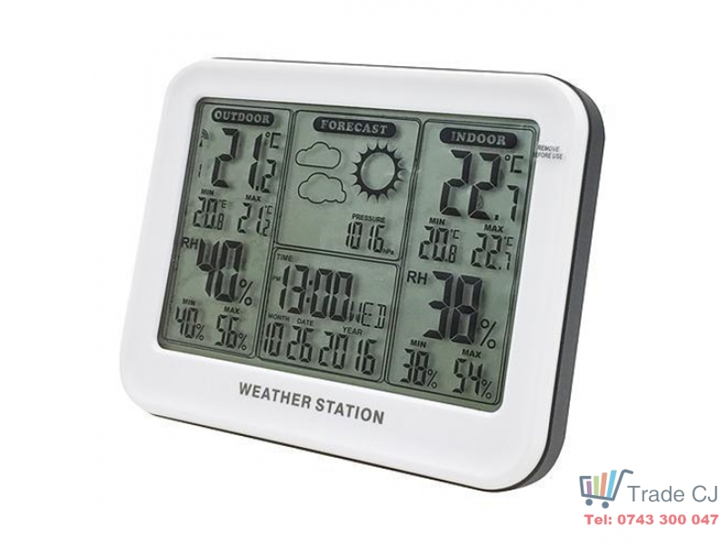 Statie meteo , interior exterior cu senzor de temperatura wireless max 60m