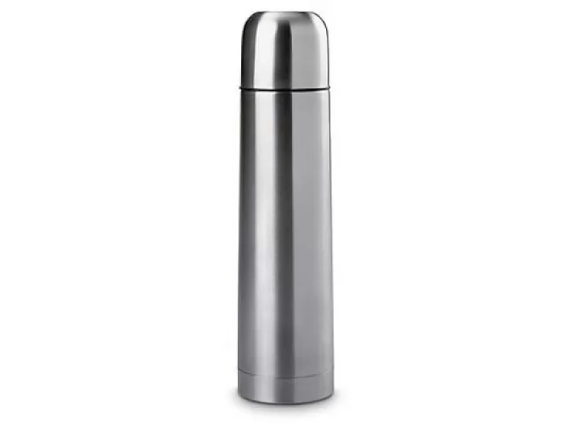 Termos din otel inoxidabil cu supapa si capac tip ceasca 1000 ml