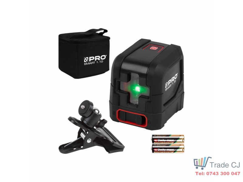 Set trepied + nivela laser unda verde PRO Smart 1.1G, max 25m