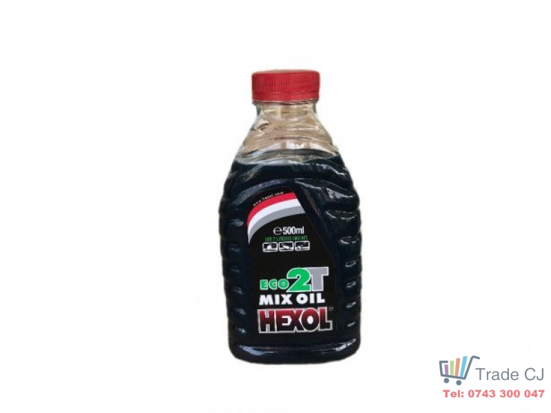 Ulei ameste Hexol Eco 2T, verde, 500ml