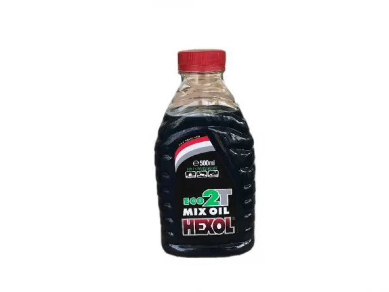 Ulei ameste Hexol Eco 2T, verde, 500ml