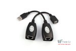 USB RJ45 Extension Adapter 45m Cat 5 6