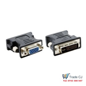 Adaptor tata DVI 29 pini la VGA mama