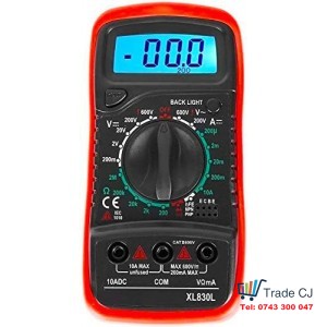 Electric Measuring Device Digital Multimeter XL830L AVO Continuity Buzzer Backlight Blue LED
