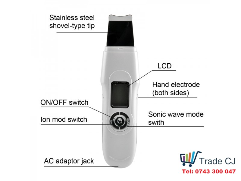 Portable ION EMS Ultrasonic Peeling Device