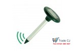 Solar-Powered Ultrasonic Mole Repeller for Garden with Aluminum Stake
