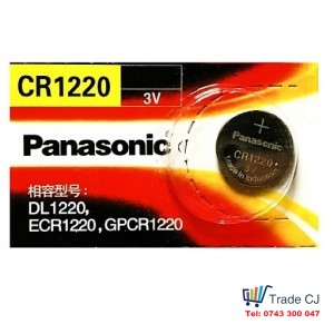 Lithium Panasonic Battery size CR1220 3V