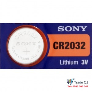 Lithium Sony Battery size CR2032, 3V BIOS