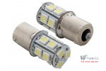 LED bulb 1156 with one phase 13 SMD yellow light BA15S P21W 12V 2 pcs