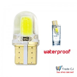 Becuri led T10 W5W 80 Lumeni Waterproof