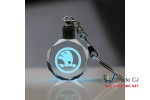 Best deal Glass Keychain With LED 6 Colors Skoda - Free Shipping