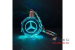 Best deal Glass Keychain With LED 6 Colors Mercedes - Free Shipping