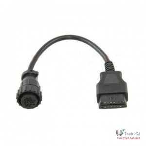 12-pin OBD2 adapter cable for DAF truck lorry