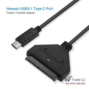 Hard Disk Drive Cable Adapter for SATA SSD USB-C