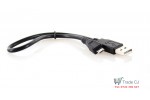 USB Data Cable - Micro USB, 25cm, Black
