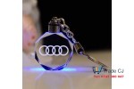 The perfect gift Glass keychain with 6 Audi LEDs - Free Delivery
