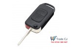 Folding Key Shell for Mercedes-Benz W168, W124, W202, W210, W211, W203, C-Class, E-Class, S-Class, ML, SL – 2 Buttons