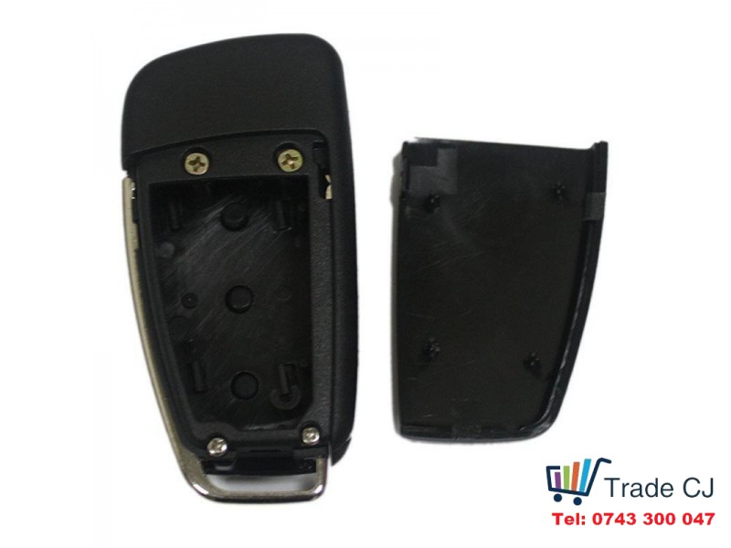 Flip Remote Car Key Shell Cover for Audi A2 A3 A4 A6 A6L A8 TT 3 Buttons
