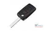 Carcasa Cheie Briceag Citroen Peugeot 4 Butoane