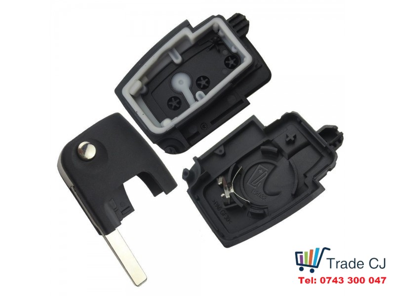Flip Remote Car Key Shell Cover for Ford Focus Mondeo Fiesta Galaxy S C Max 3 Buttons