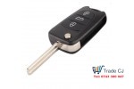 Flip Remote Car Key Shell Cover for Kia Hyundai 3 Buttons