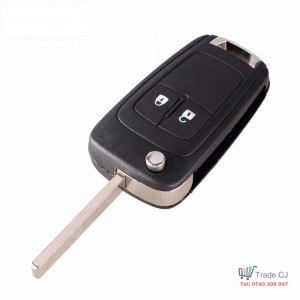 Flip Remote Car Key Shell Cover for Opel Vauxhall 2 Buttons