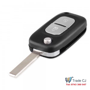 Flip Remote Car Key Shell Cover for Renault Clio Megane Kangoo 2 Modus 2 Buttons