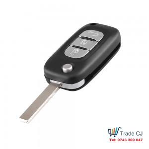 Flip Remote Car Key Shell Cover for Renault Clio Megane Kangoo 2 Modus 3 Buttons