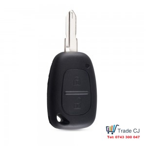 Remote Car Key Shell Cover for Opel Vivaro Movano Renault Traffic Kangoo 2 Buttons