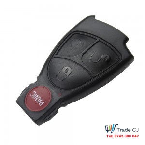 Smart Key Housing 3 Buttons for Benz Mercedes B C E S ML SLK CLK Class