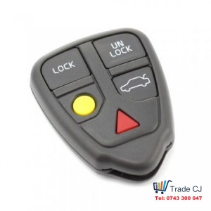 Remote Car Key Shell Cover for Volvo S60-80 2001-2003