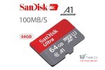 Original memory card SanDisk Ultra micro sd 64GB 100mb/s flash class 10 A1 XC